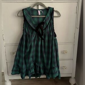 Urban Outfitters Plaid Babydoll dress